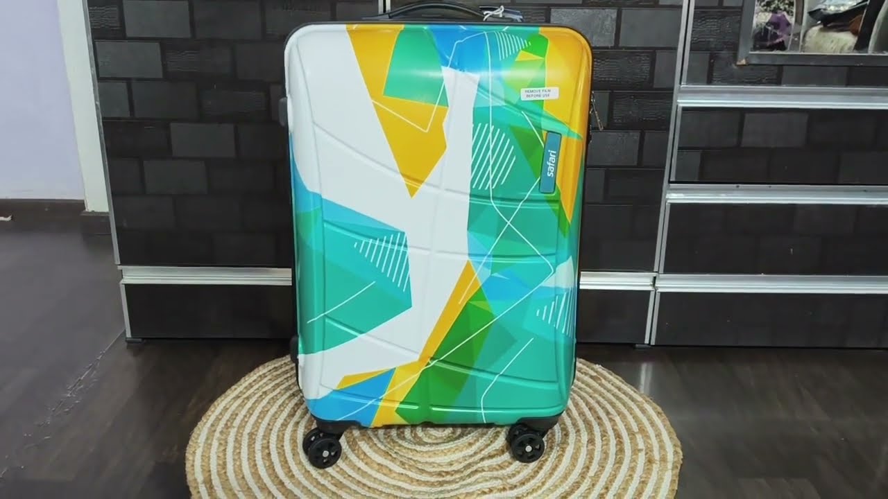 Safari Luma Neo 8 Wheels 66cm Medium Size Trolley Bag Review - YouTube