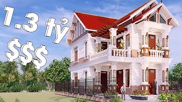 Đẳng Cấp Mẫu Biệt Thự 2 Tầng Tân Cổ Điển Đẹp Tại Yên Mỹ Hưng Yên