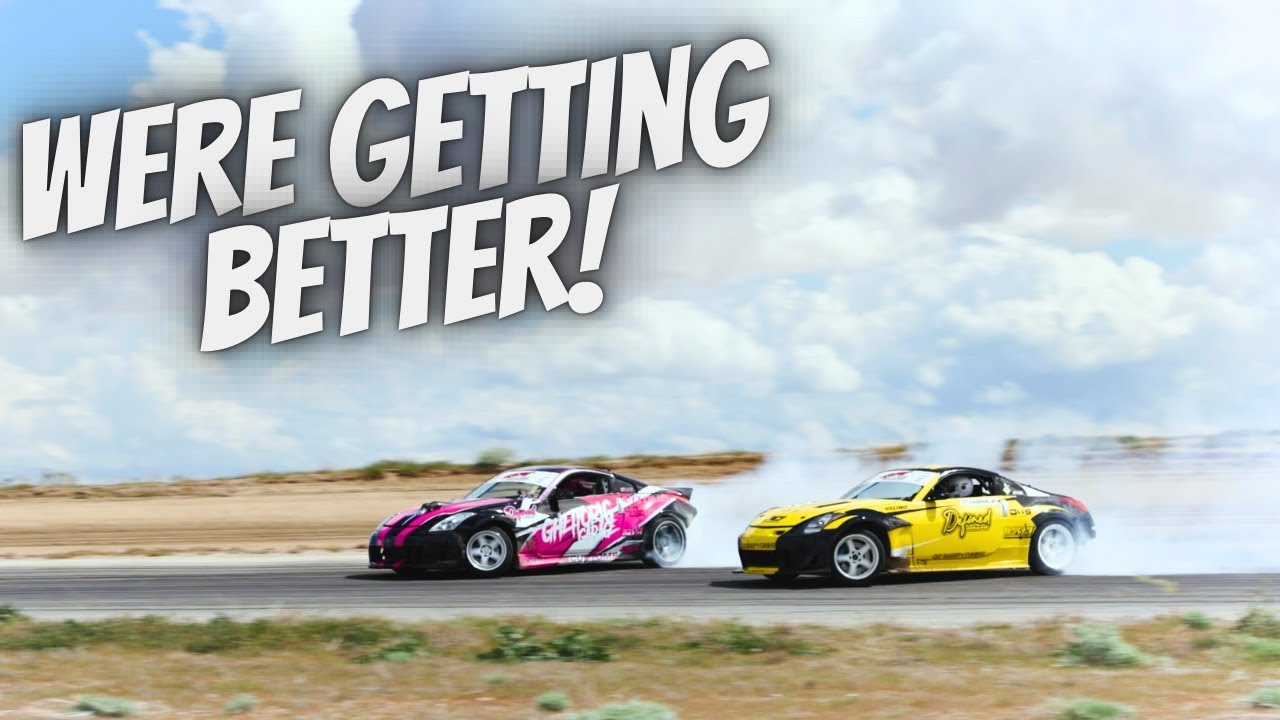 Team Test Day Drifting at Willow Springs Oval Track YouTube