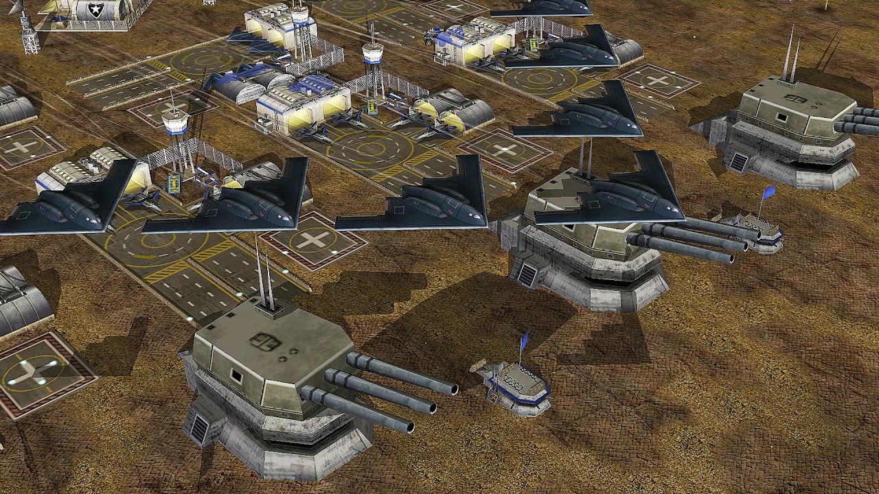 Command and Conquer HP1 NF3枚 B3 CARPET BOMB + ALL AIR FORCE vs 7 USA LASER - Command & Conquer