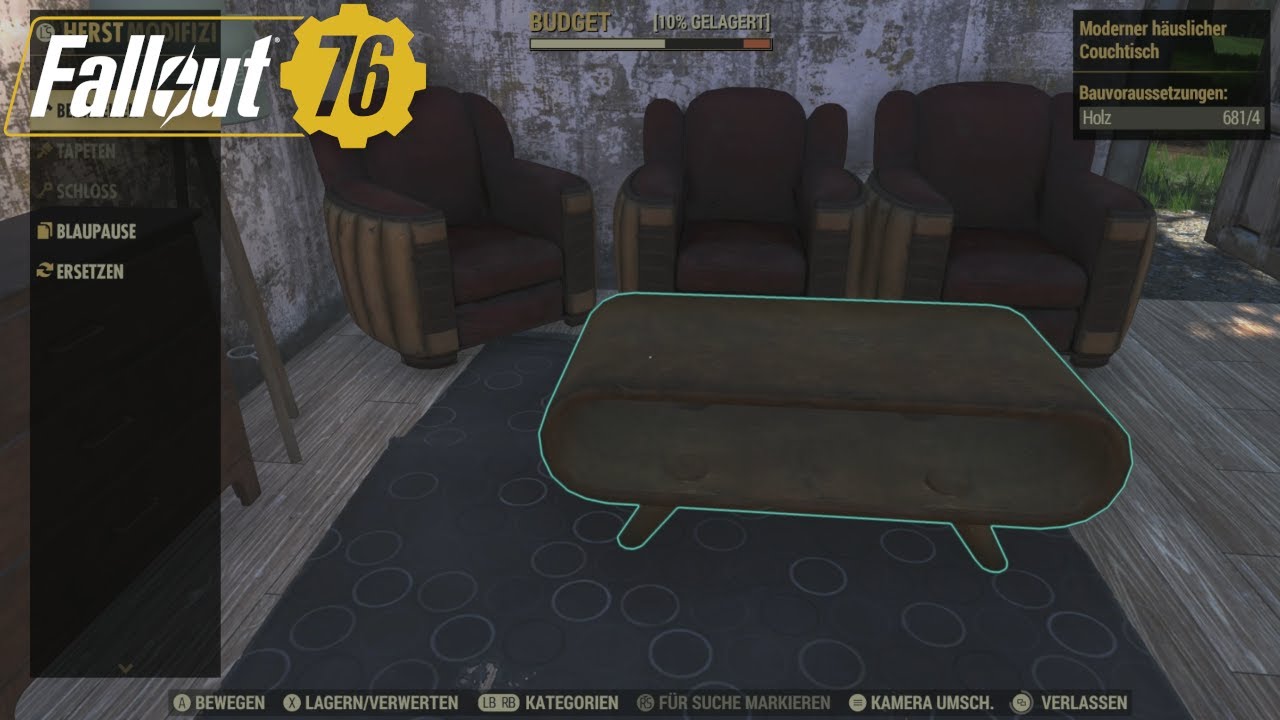 Let's Play Fallout 76 #43 Die Inneneinrichtung - YouTube