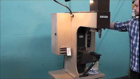 HAEGER 6 TON HARDWARE INSERTION PRESS, HP6-B