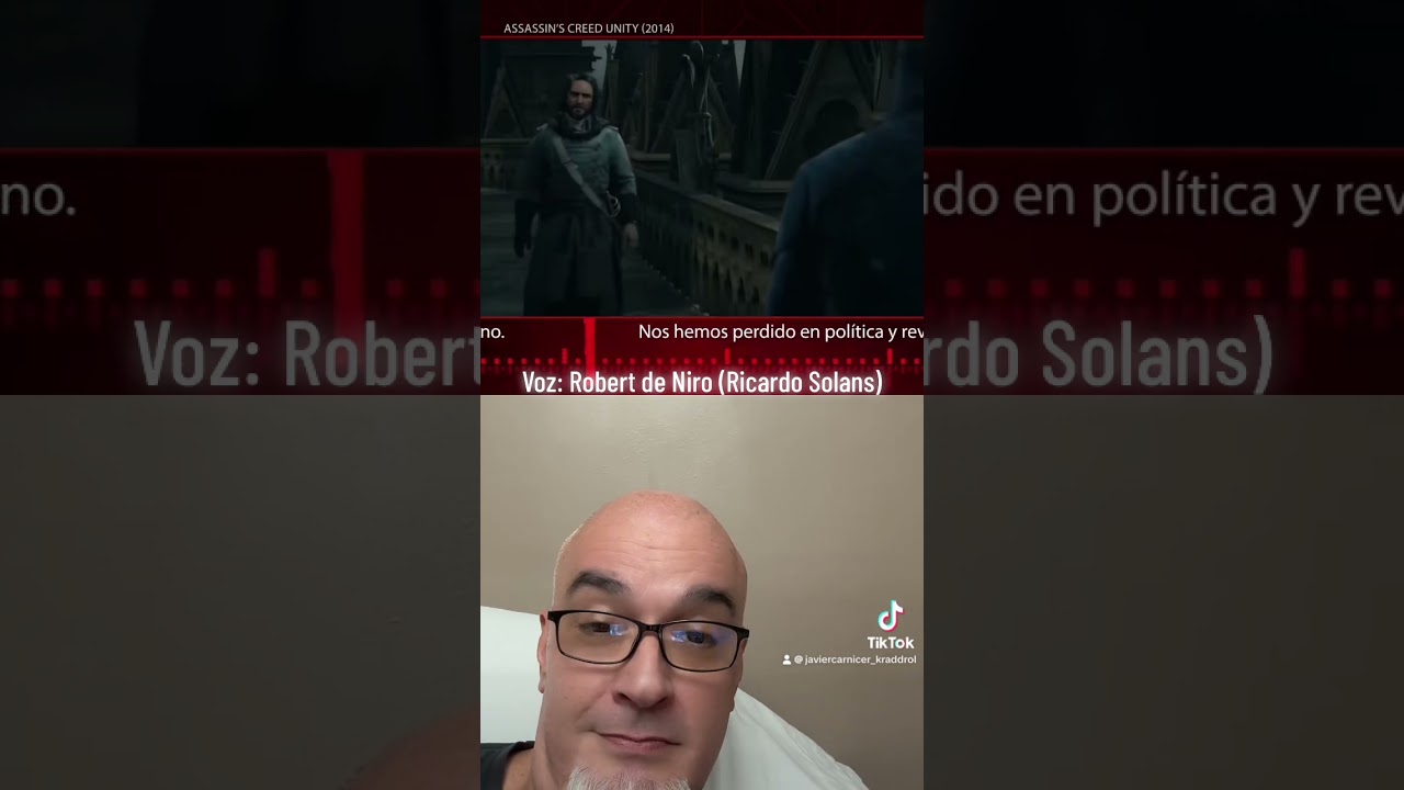 RETO DE UBISOFT Voz: Robert de Niro (Ricardo Solans)  #assassinscreeddubbingchallenge #kraddrol - YouTube