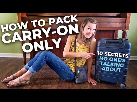 How To Pack A Carry-On to Travel Europe 2022 | Travel Packing List Download | AWAY Carry-On