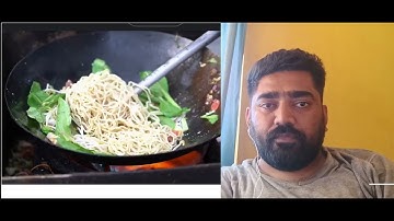 Best Shanghai fried noodles chow mien - Chinese street food | Awesome wok technique China #Shorts