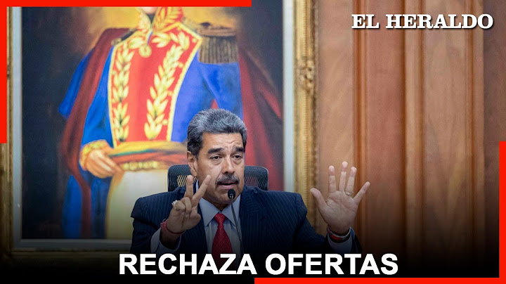Nicolás Maduro rechaza las ofertas de Panamá y EEUU en medio de la crisis tras elecciones