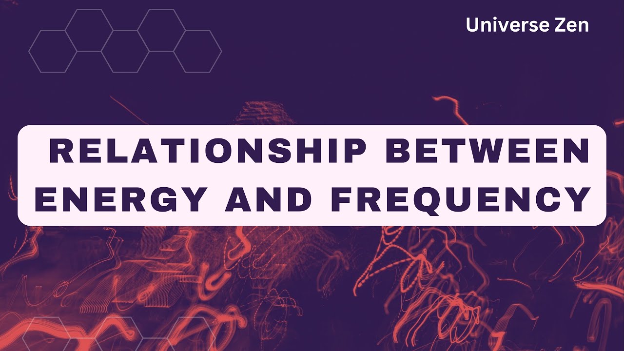 Relationship between energy and frequency manifest 