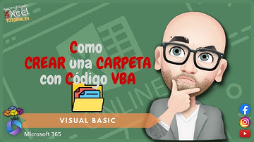 Como CREAR una CARPETA con Código VBA | Visual Basic