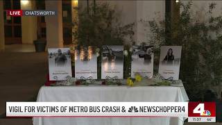 Vigil Held For Victims Of Metro Bus Crash And Newschopper4 Crash