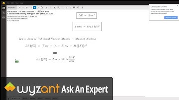 Nuclear Chemistry: Calculating Binding Energy