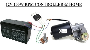 Homemade Powerful 12V 100W DC Motor Speed Controller |  PCBWAY