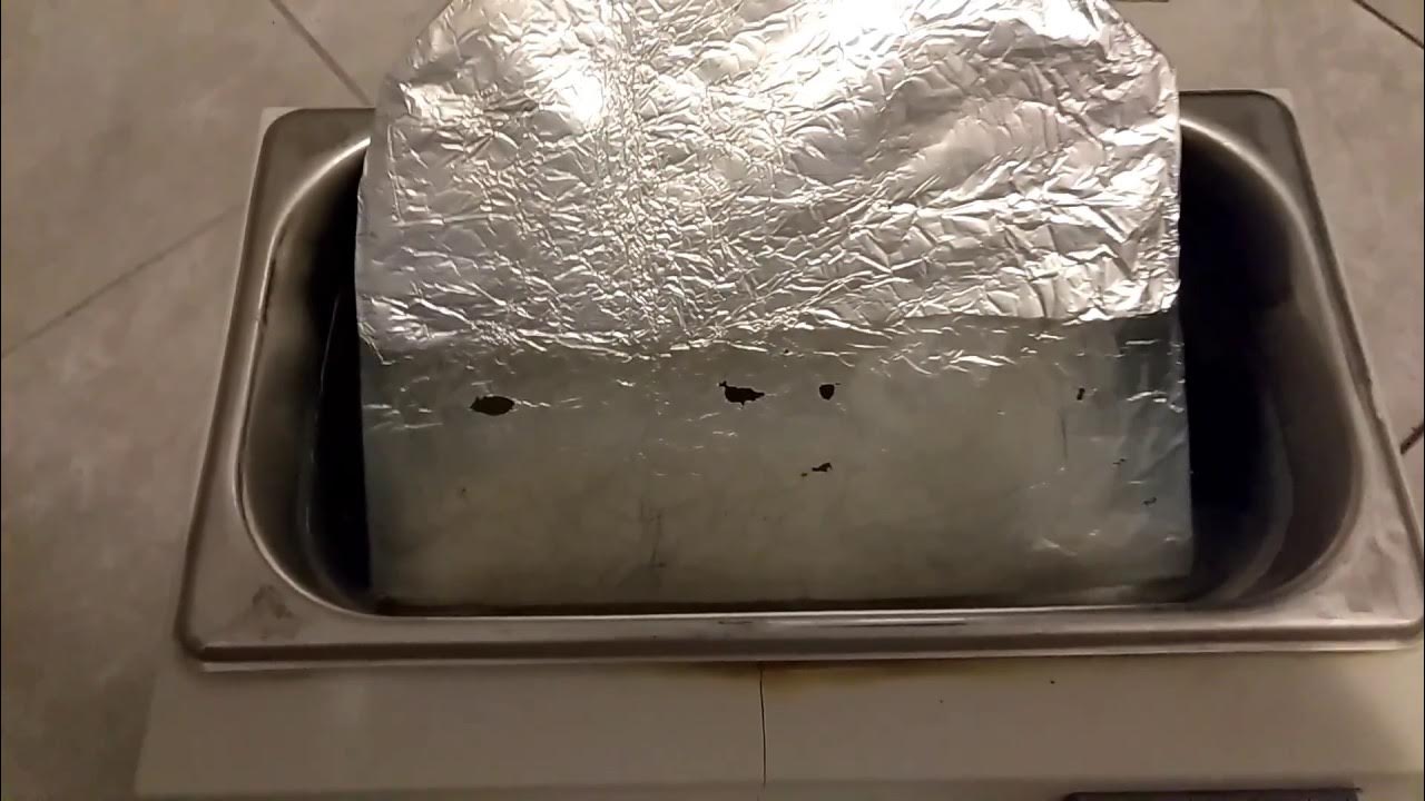 Coltene Whaledent Biosonic uc1110 Ultrasonic Cleaner Foil Test YouTube