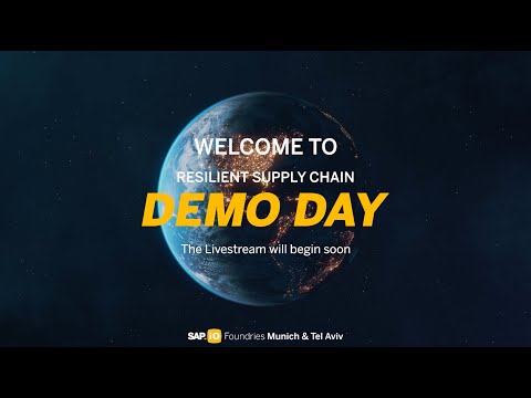 SAP.iO Foundries Munich and Tel Aviv Resilient Supply Chain Demo Day 2022