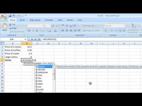 How to Round Up Formulas in Excel Automatically Using ROUNDUP Function
