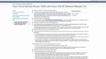 Cisco CSR 1000v Cloud Service Router - Tutorial 04