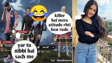 2 Random HOT CONQUEROR GIRLS🥰Call me NooB 1v3 TDM Challenge Full Boom Baam | IPhone XR