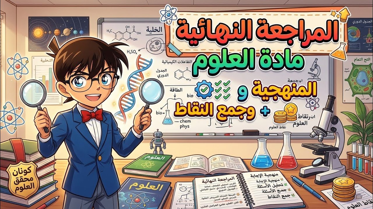 المراجعة النهائية مادة العلوم 🎨🧪 !! الجزء 1 