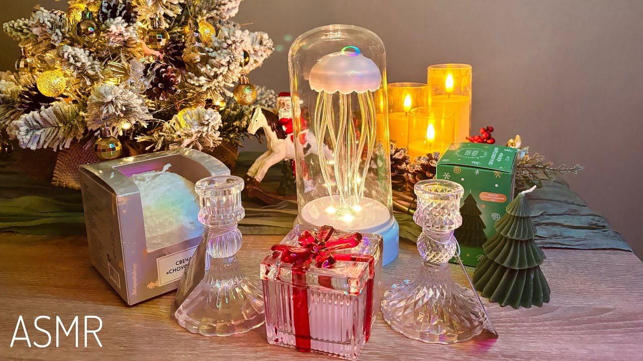 АСМР обзор покупок, тихий шепот 🤍 Видео для сна