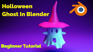 How to Make a Halloween ghost in Blender | Beginner tutorial