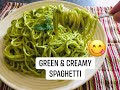 Shrek&#39;s Spaghetti | Creamy Green and Delicious Homemade Spaghetti made with Spinach | Amazing flavor