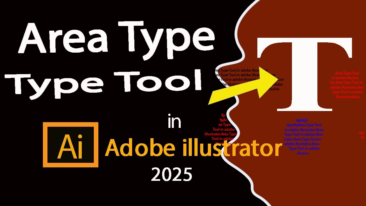 Area Type Tool in Adobe illustrator/ Use of Area Type Tool - YouTube