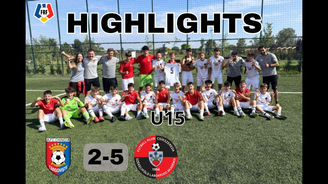 Összefoglaló | Elitliga U15 | Chindia Târgoviște–FK Csíkszereda