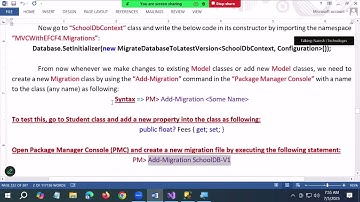 Entity Framework Code First Migrations in ASP.NET MVC | Step-by-Step Tutorial (05-07-2025)