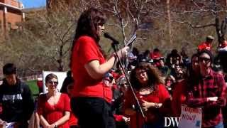 UA adjunct participate in national protest on National Adjunct Faculty Walkout Day