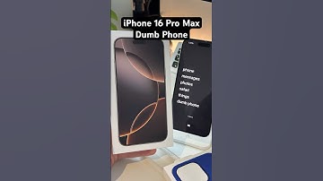 How to make your iPhone 16 Pro Max into a dumb phone #iphone16 #ios18 #dumbphone #minimalism