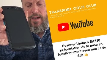 Unitech EA520 , démarrage et set up