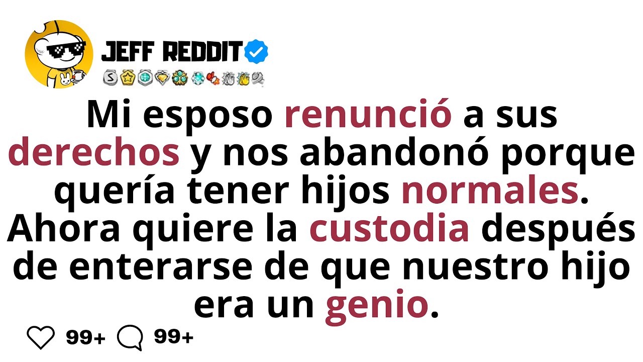 Mi esposo renunció a sus derechos y nos abandonó porque quería tener hijos normales.