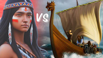 ¿Los vikingos lucharon contra los nativos americanos?