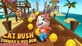 Cat Rush - Subway & Bus Run Android Gameplay (By Hit-Heart Games.) screenshot 5