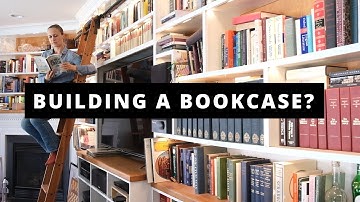 DIY Bookcase Build Tips