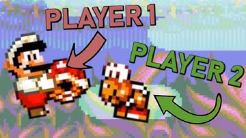 PLAYER 2 CONTROLS THE ENEMIES!? - Super Mario World ROM Hack