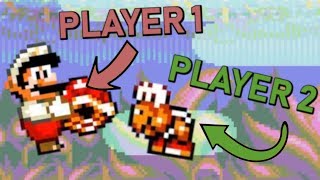 PLAYER 2 CONTROLS THE ENEMIES!? - Super Mario World ROM Hack