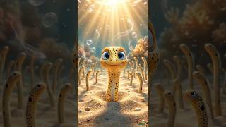 4 Amazing Eels in the World ⚡🐟 | Electric Eel Self Introduction | 3D Cartoon Shorts #aishorts #ai