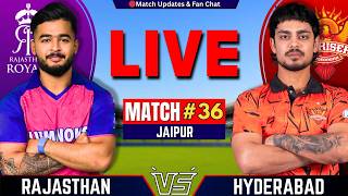 🔴Live: SRH vs RR, 36th Match IPL 2026 | Live Cricket Match Today | Rajasthan vs Hyderabad Live | IPL screenshot 4