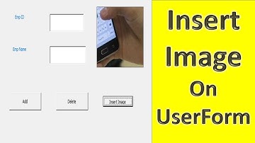 Insert Picture | Insert Picture in Userform using Image Control | Userform with Image in Excel VBA