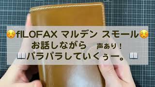 【システム手帳】マルデンスモール パラパラ【flip through】