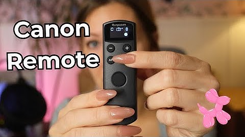 Hanpusen Sony or Canon Rechargeable Wireless Remote Control