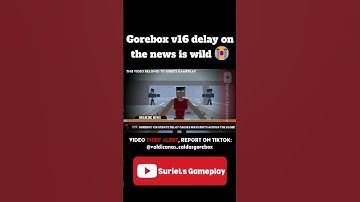 Gorebox v16 Update Delay on Channel 9 News? 😂 #gorebox