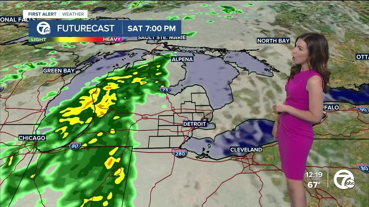 Rain chances return this weekend - YouTube