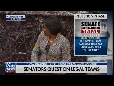 How Embarrasing! Democrat Val Demings Can't Explain How Harm Done to Ukraine by Delaying Aid