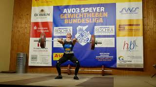 Annelien Vandenabeele Stoßen V2 91 kg AV 03 Speyer vs TB 03 Roding