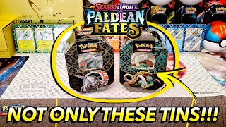 I CHANGED MY MIND DURING THIS OPENING! | PALDEAN FATES TINS