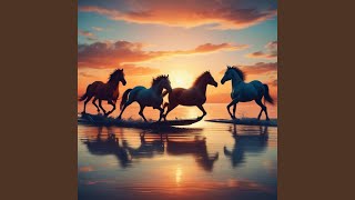 Paarden op een boot