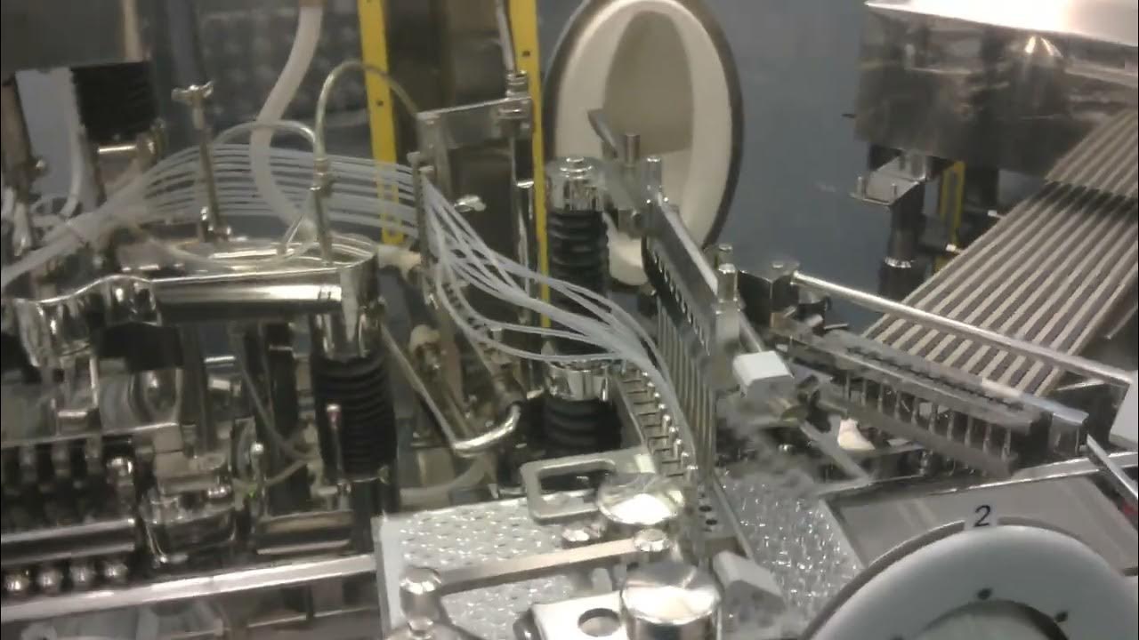 Optima Syringe Filling Line Part 2 YouTube