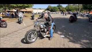 Amca National Road Run In Fallbrook, California October 2010 - 1948 Indian Chief 648 With Matt Blake