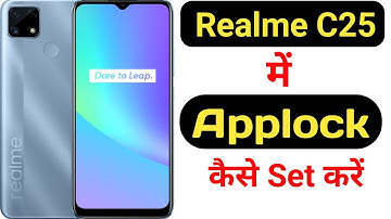 How to lock and unlock apps in Realme C25 || Realme C25 me applock kaise use kare ||